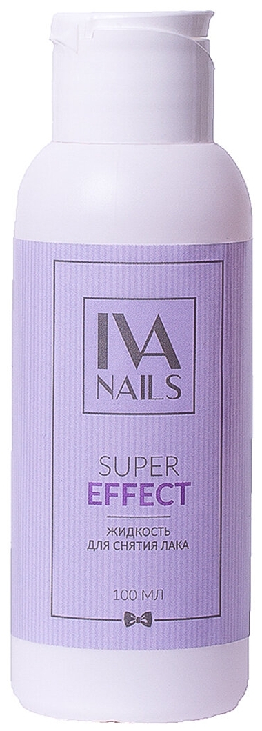 IVA Nails жидкость для снятия лака super effect, 100 мл