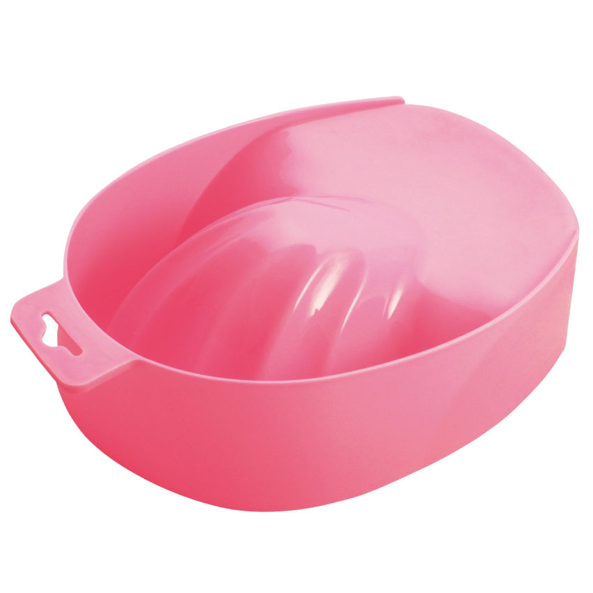 Ванночка для маникюра пластик (розовая)